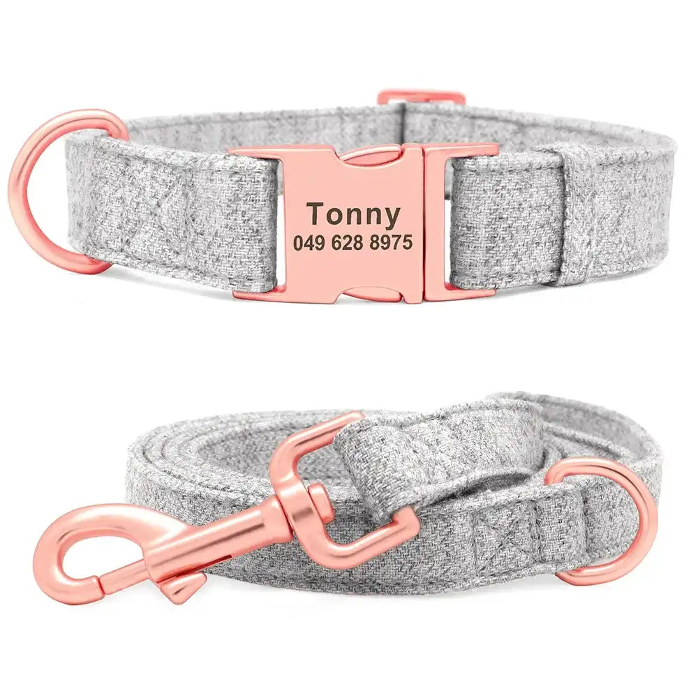 Rosy Paws Luxe Set - PetTagCollars.com