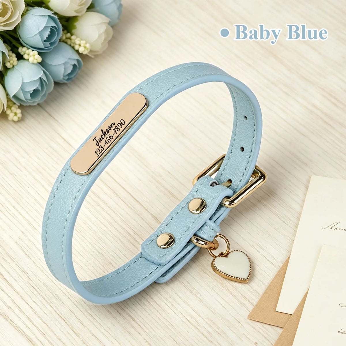 Luna Luxe Personalized Pet Collar