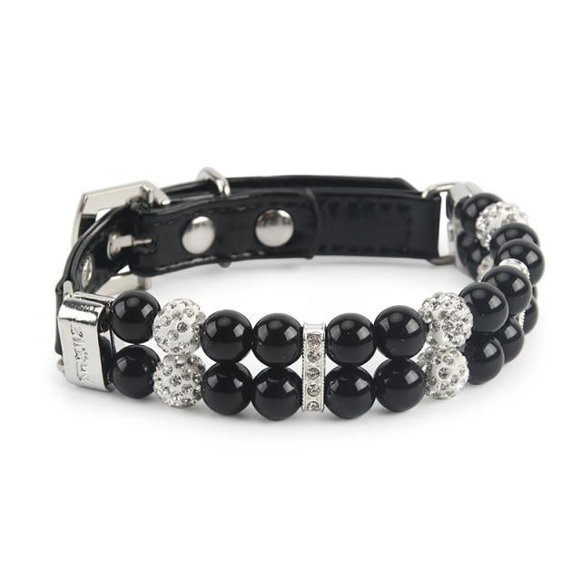 Decorative Pearl Collar - 10: FancyPetTags.com
