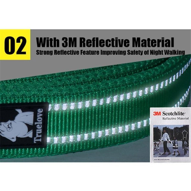 Long 6.6" Truelove Reflective Nylon Mesh Soft Pet Leash Truelove
