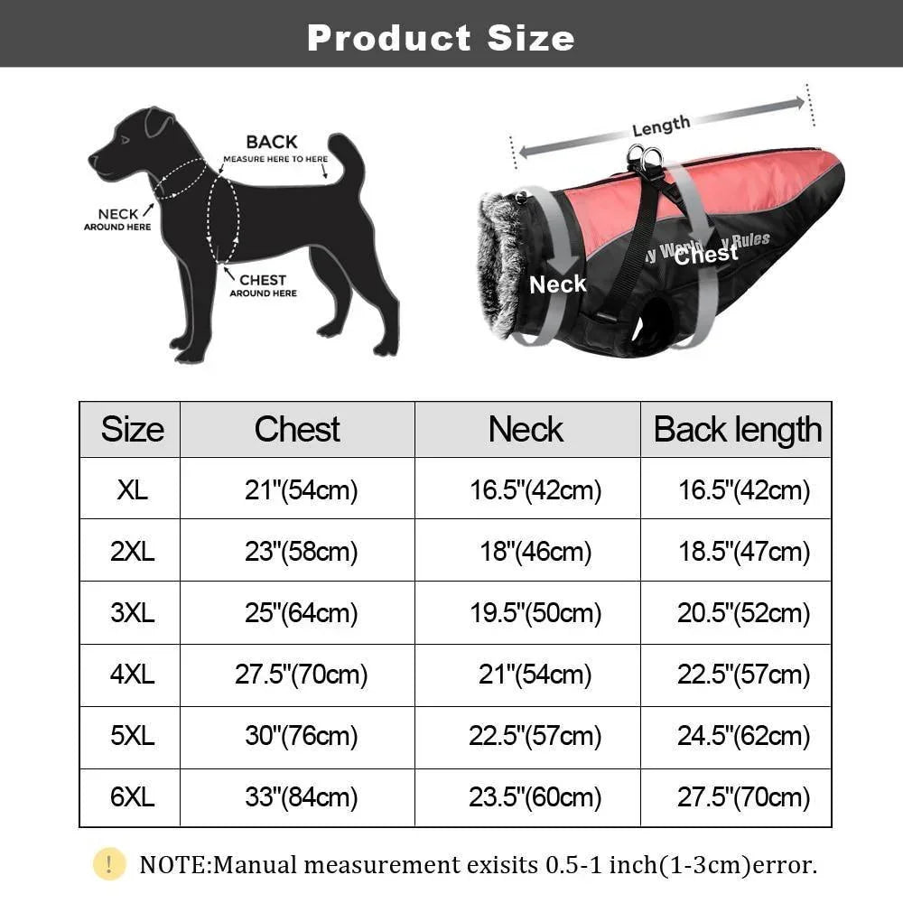My World My Rules' Back Clip Winter Harness Vest Jacket - PetTagCollars.com