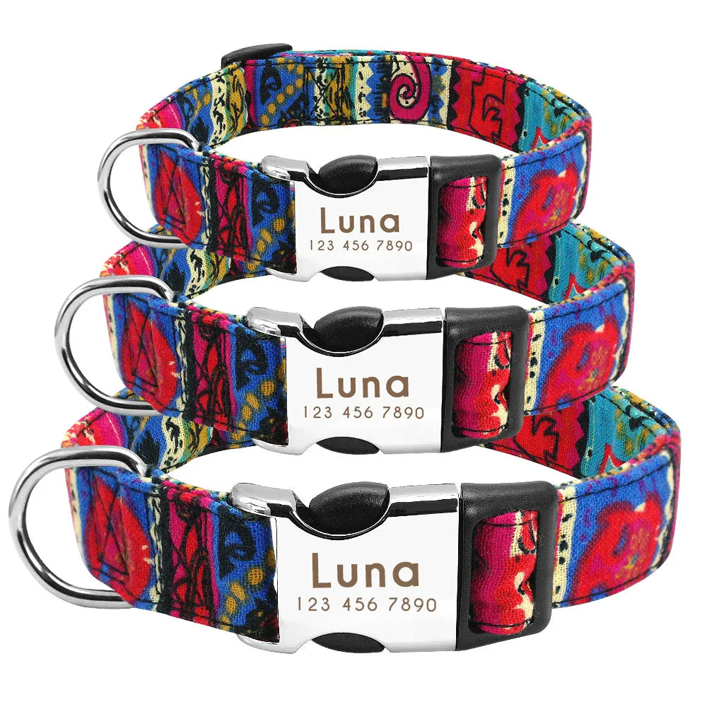 The Prism Collar: Graphic Patterned & Personalized