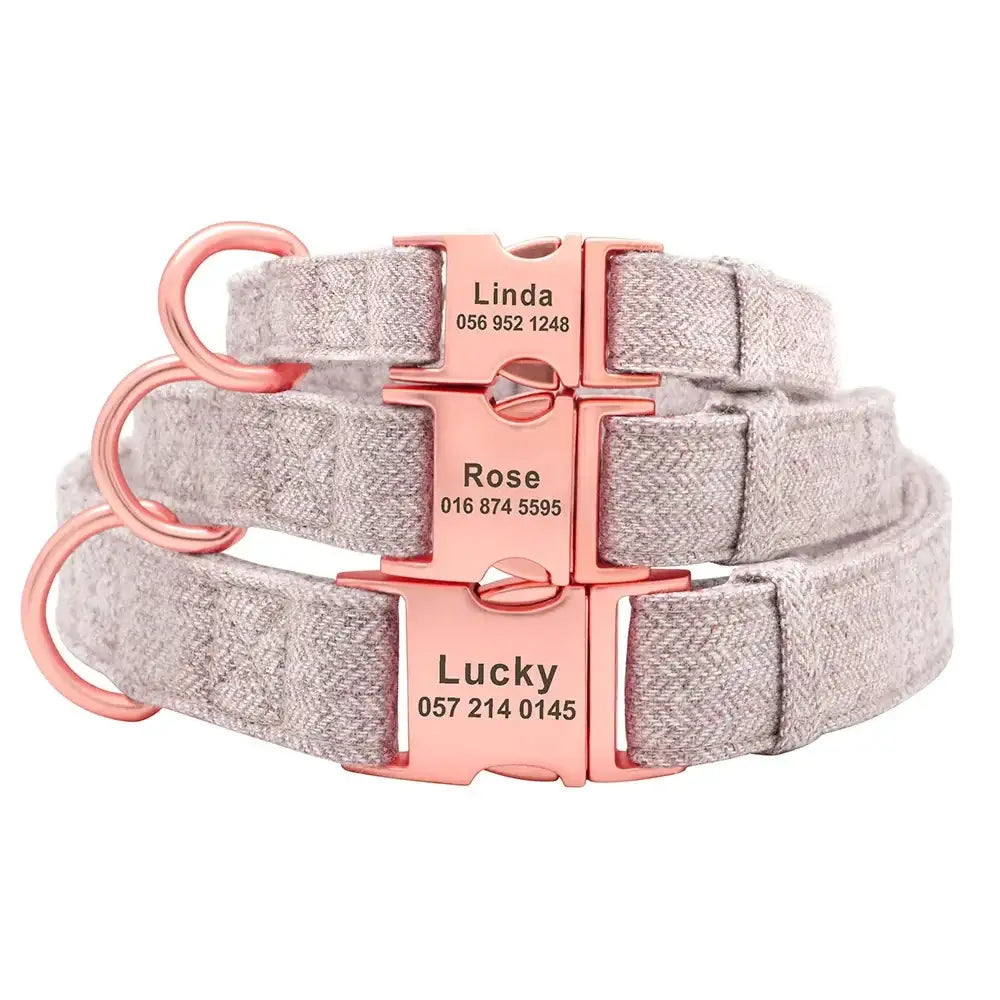 Rosy Paws Luxe Set - PetTagCollars.com