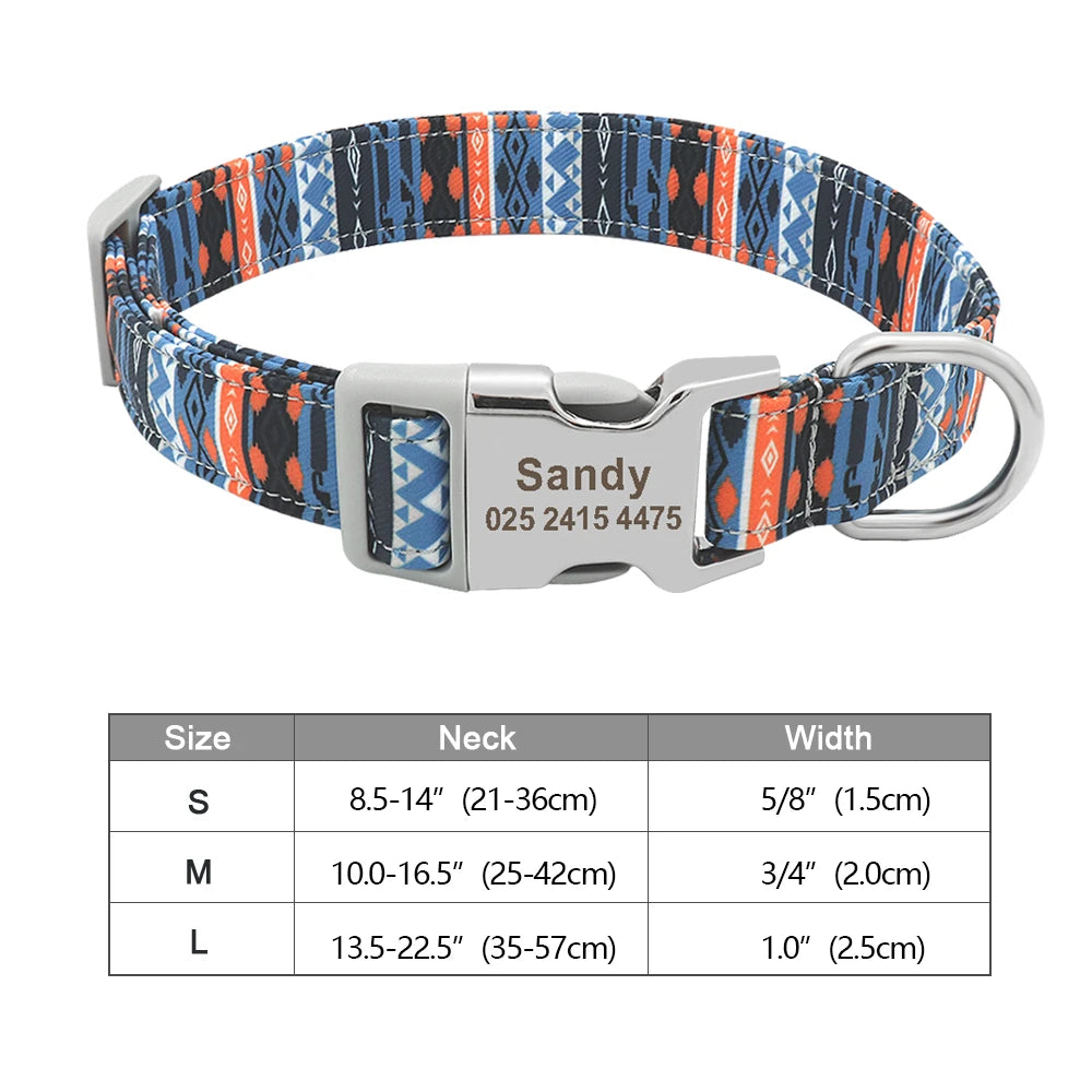 The Prism Collar: Graphic Patterned & Personalized