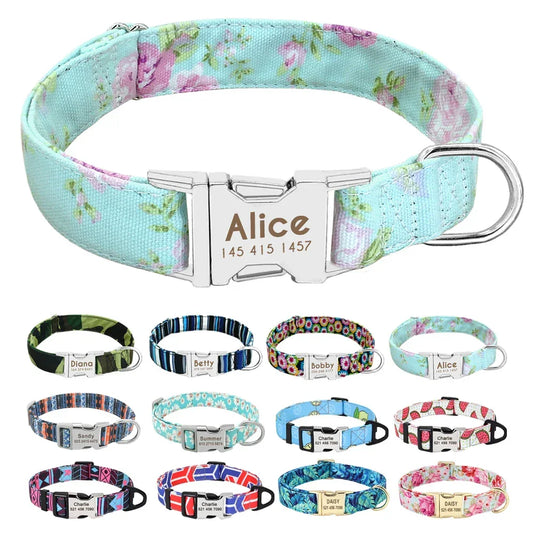 The Prism Collar: Graphic Patterned & Personalized - PetTagCollars.com