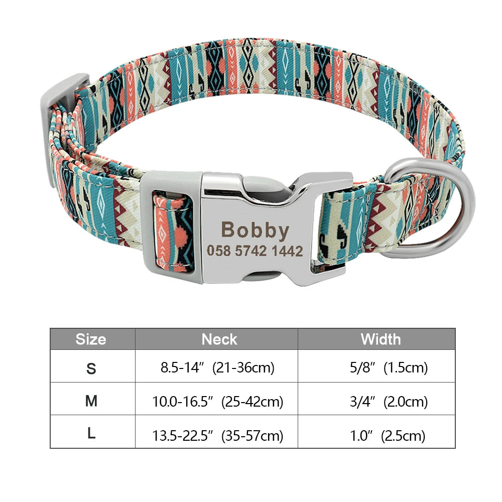 The Prism Collar: Graphic Patterned & Personalized