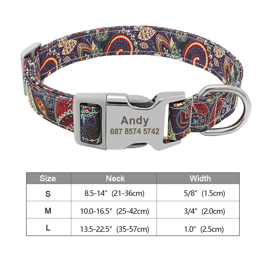 The Prism Collar: Graphic Patterned & Personalized