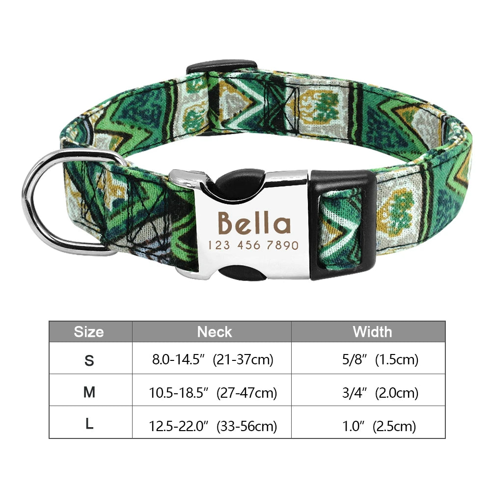 The Prism Collar: Graphic Patterned & Personalized