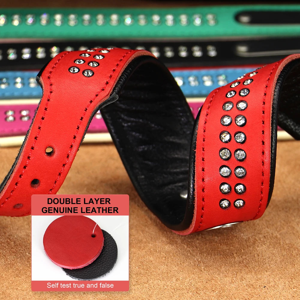 Dazzling Bling Bling Personalized Dog Collar