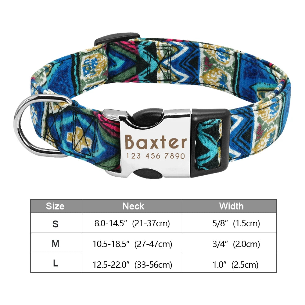 The Prism Collar: Graphic Patterned & Personalized