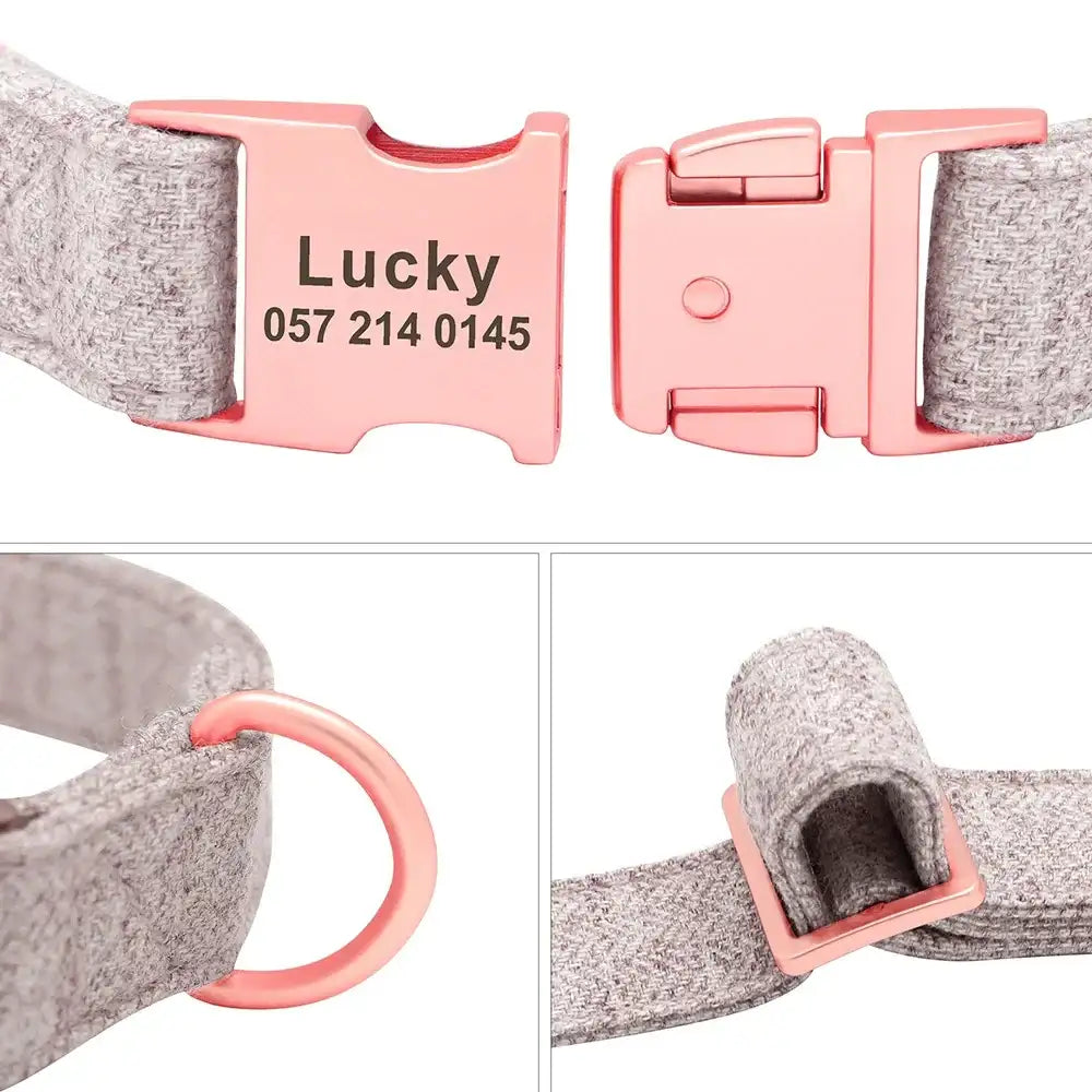 Rosy Paws Luxe Set - PetTagCollars.com