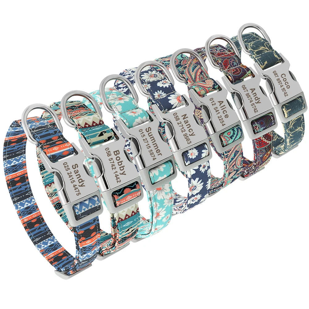 The Prism Collar: Graphic Patterned & Personalized