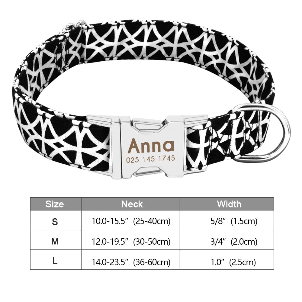 The Prism Collar: Graphic Patterned & Personalized