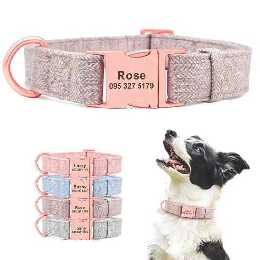 Rosy Paws Luxe Set - PetTagCollars.com