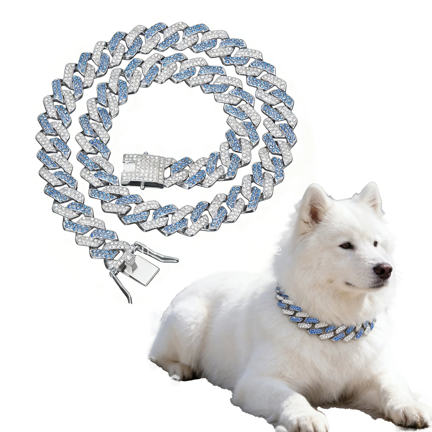 Arctic Glitz Luxury Pet Chain