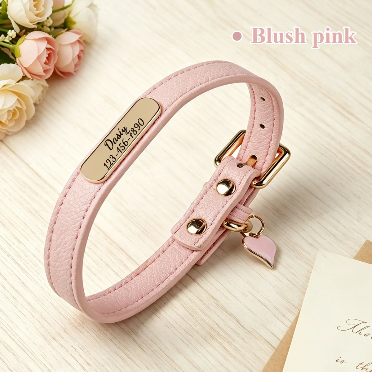 Luna Luxe Personalized Pet Collar