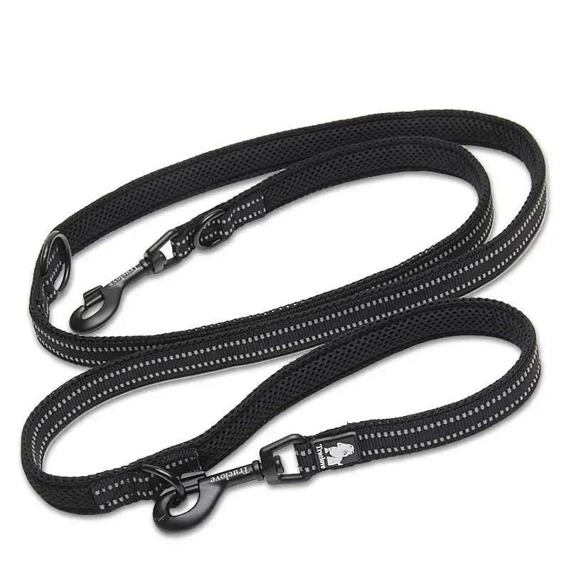 Truelove Multi-Function Reflective Dog Leash - PetTagCollars.com