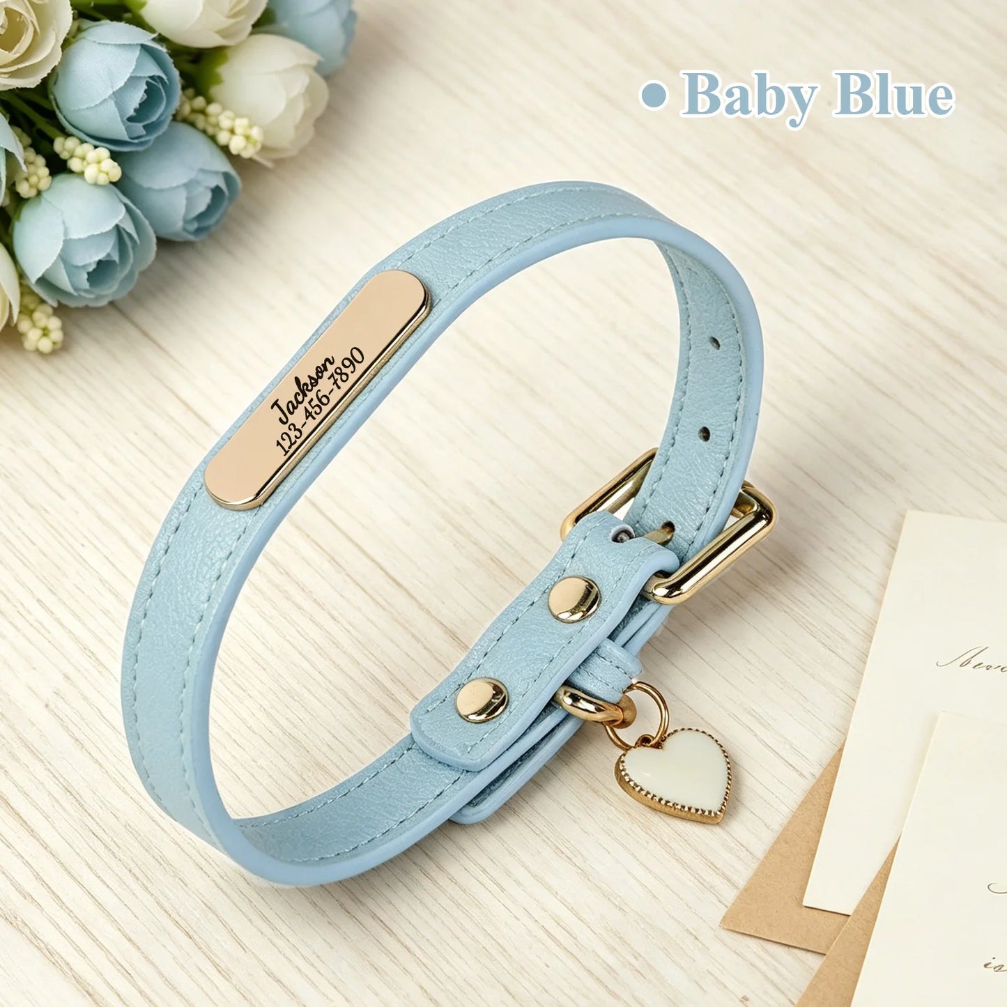 Luna Luxe Personalized Pet Collar
