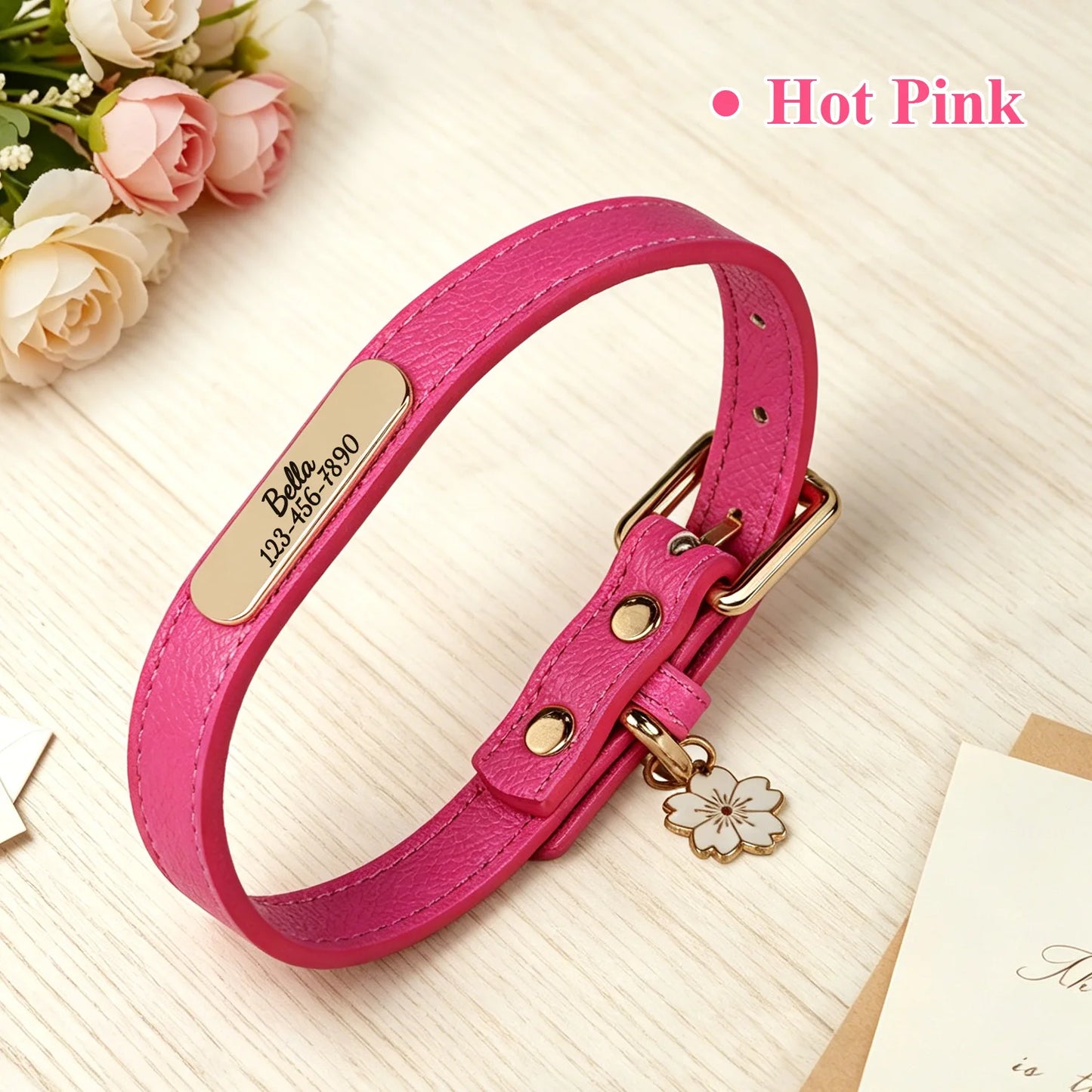 Luna Luxe Personalized Pet Collar