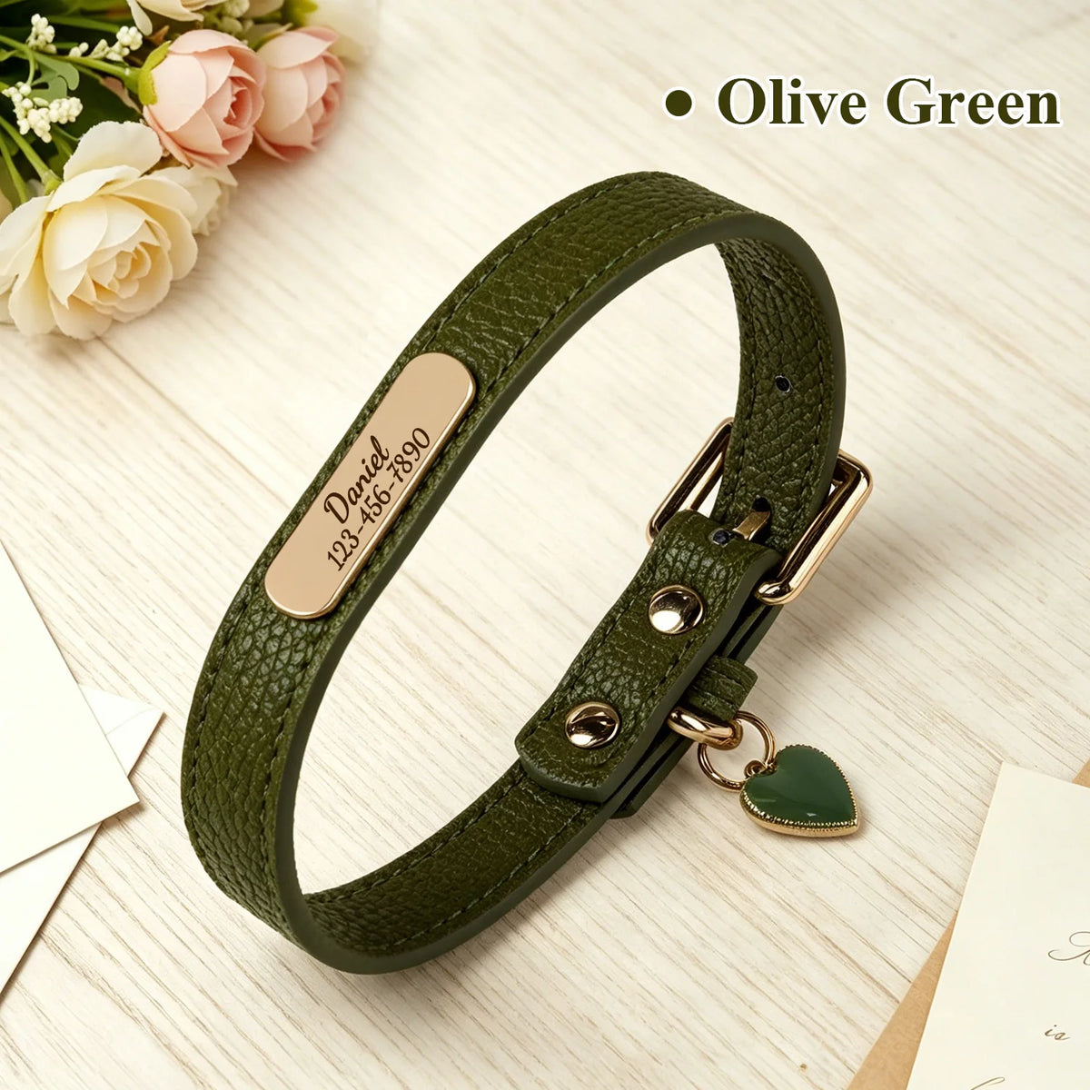 Luna Luxe Personalized Pet Collar
