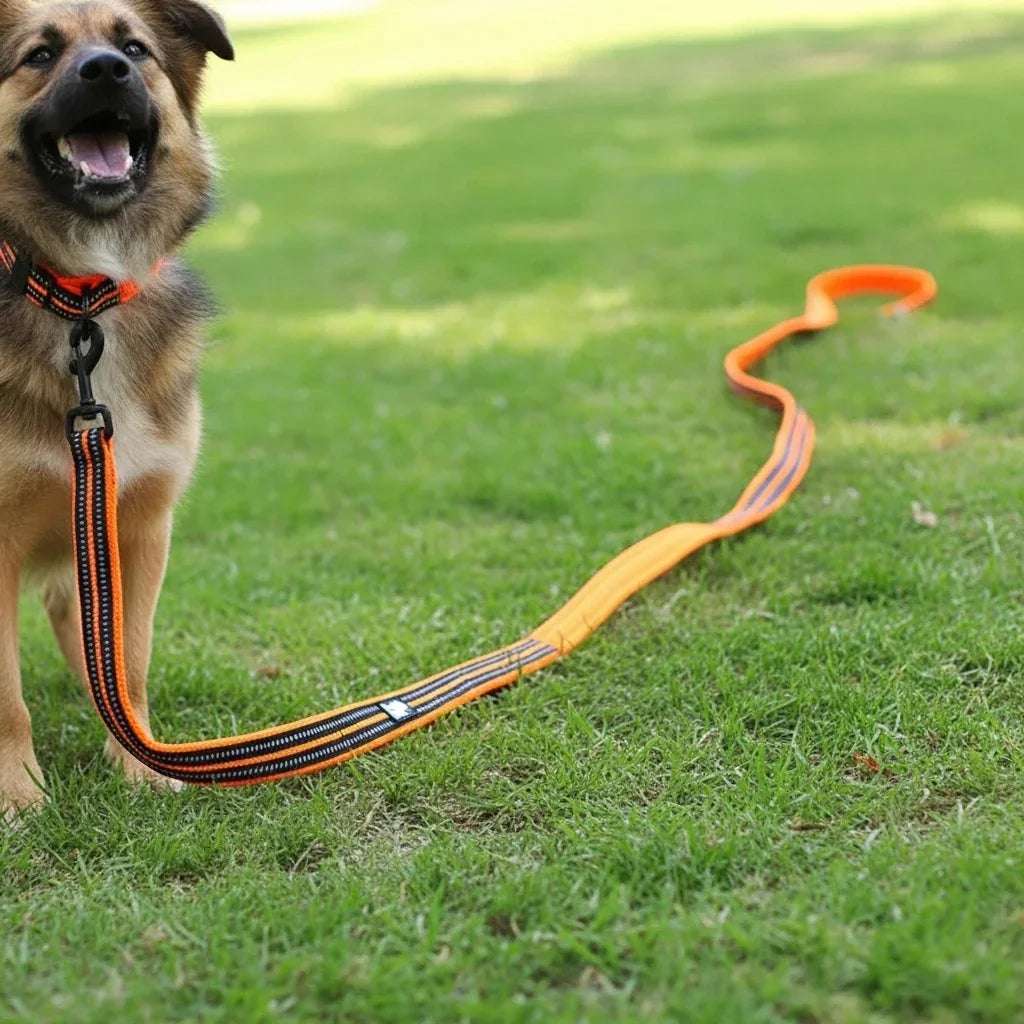 6.6" Long Truelove Blaze Reflective Leash - PetTagCollars.com