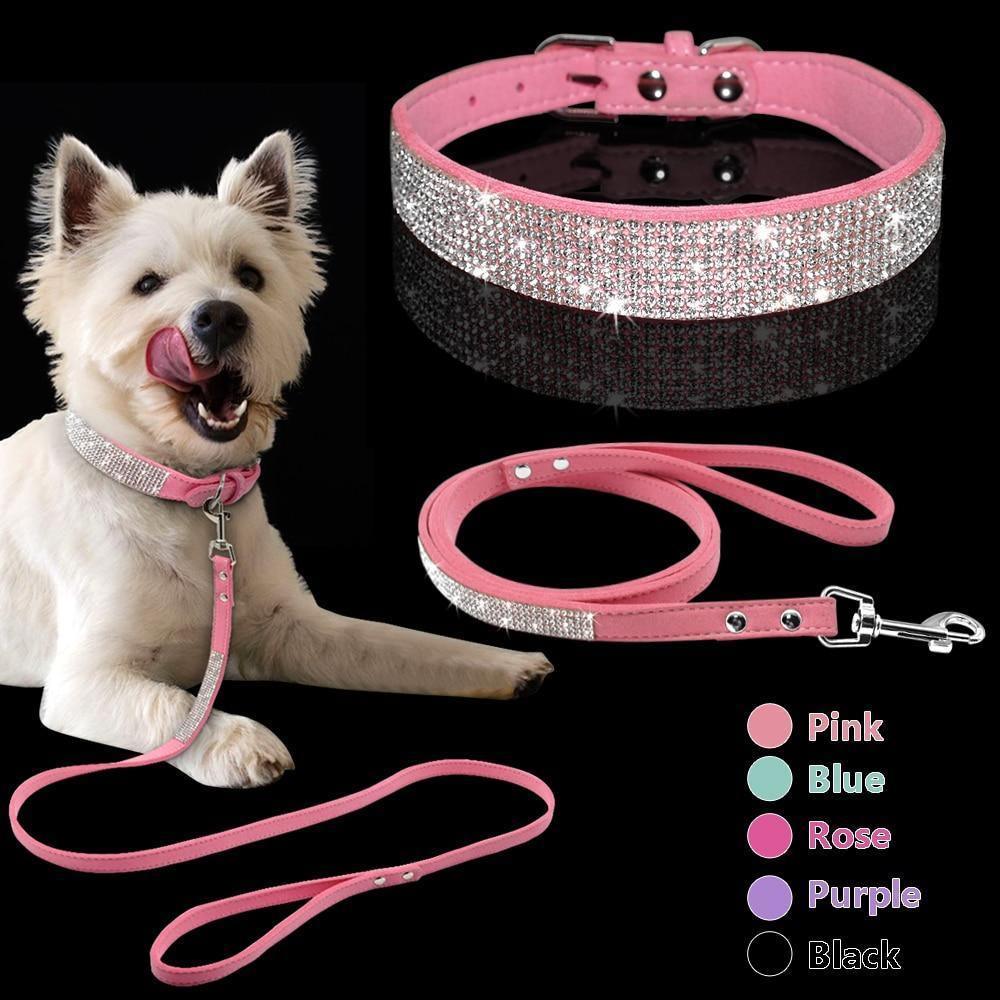 Bling Bling Collar & Leash Combo ALMI