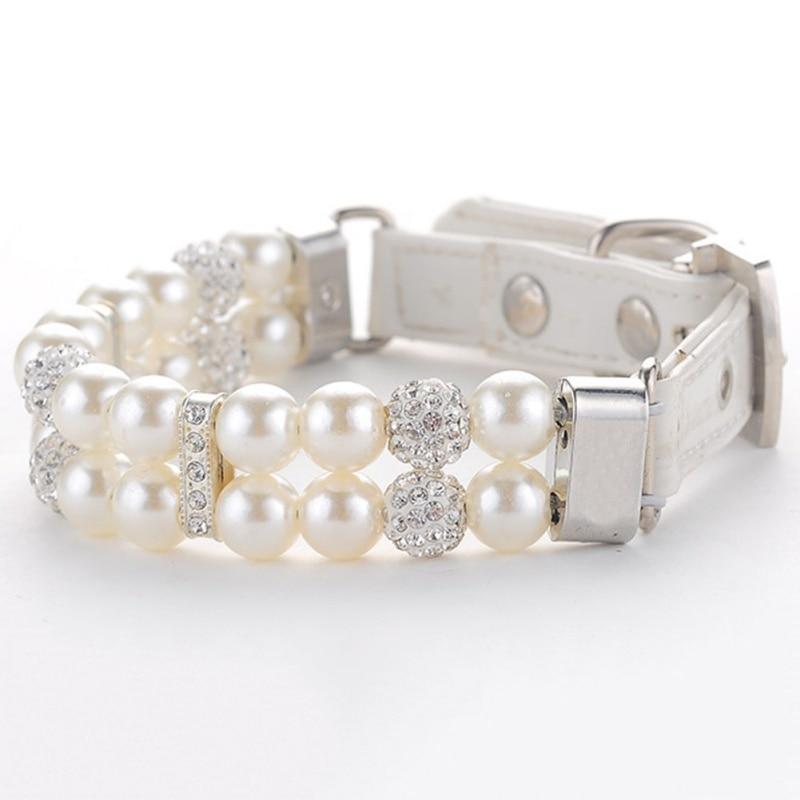 Decorative Pearl Collar - 7: FancyPetTags.com