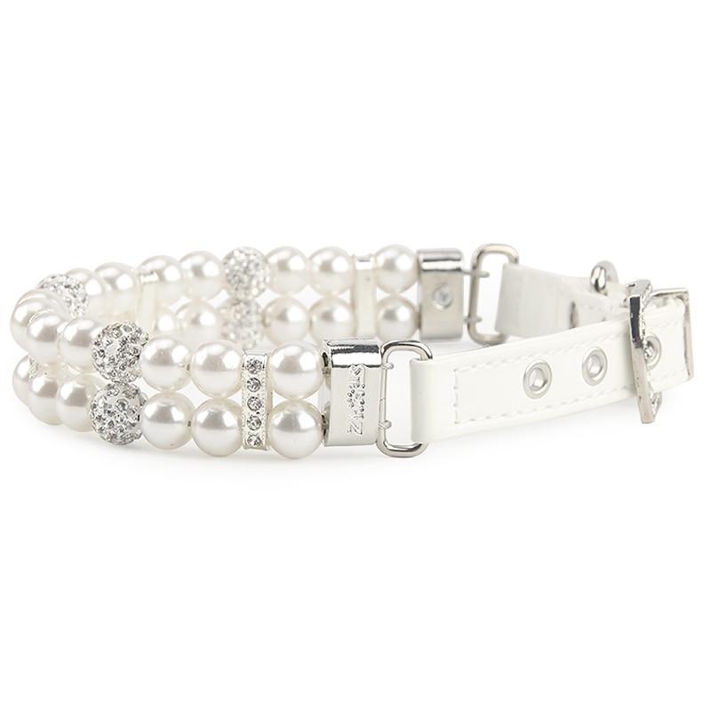 Decorative Pearl Collar - 9: FancyPetTags.com