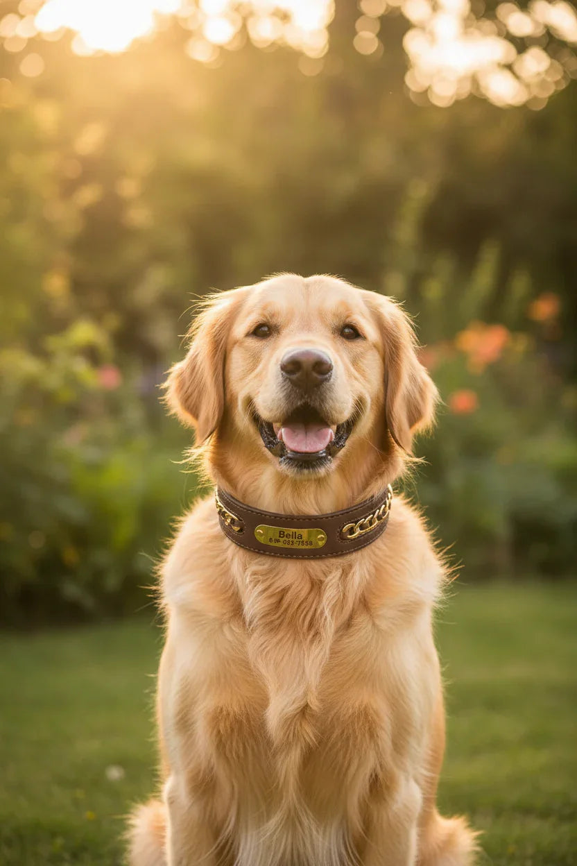 Dynasty Personalized Chain Collar - PetTagCollars.com