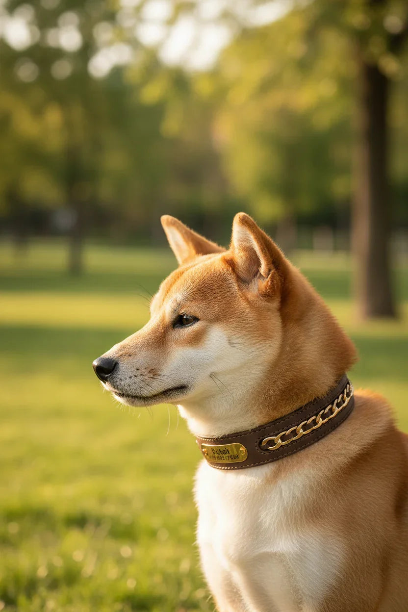 Dynasty Personalized Chain Collar - PetTagCollars.com