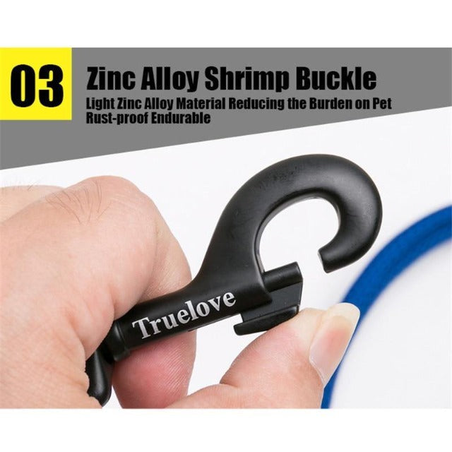 Long 6.6" Truelove Reflective Nylon Mesh Soft Pet Leash Truelove