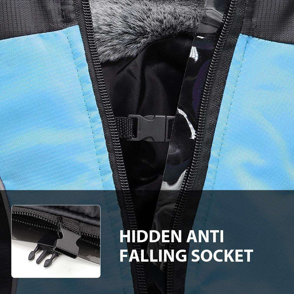 'My World My Rules' Back Clip Winter Harness Vest Jacket - PetTagCollars.com