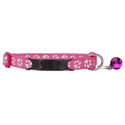 Nametag Rainbow Paw Collar with Bell - PetTagCollars.com