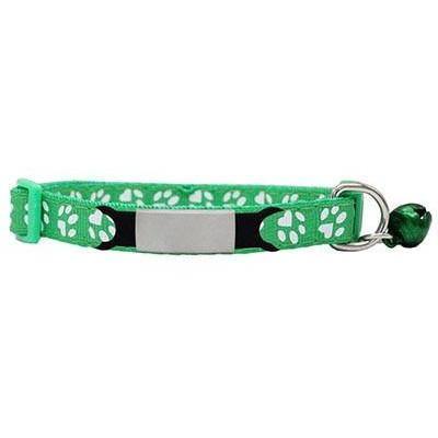 Nametag Rainbow Paw Collar with Bell - PetTagCollars.com