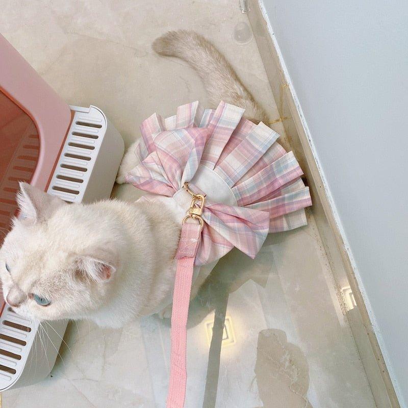 No Pull Darling Dress Harness Leash Combo - 7: FancyPetTags.com