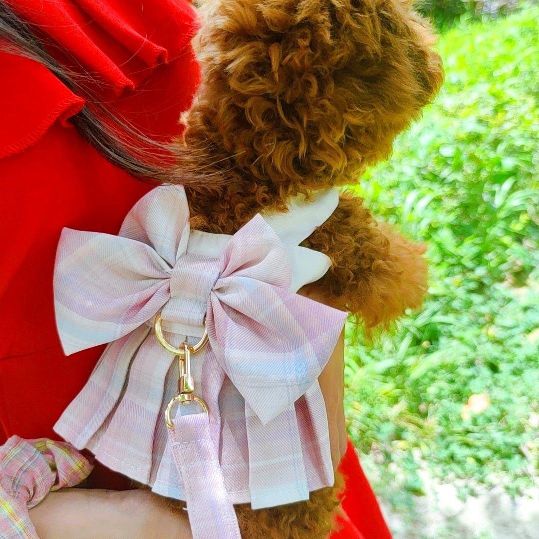 No Pull Darling Dress Harness Leash Combo - 5: FancyPetTags.com