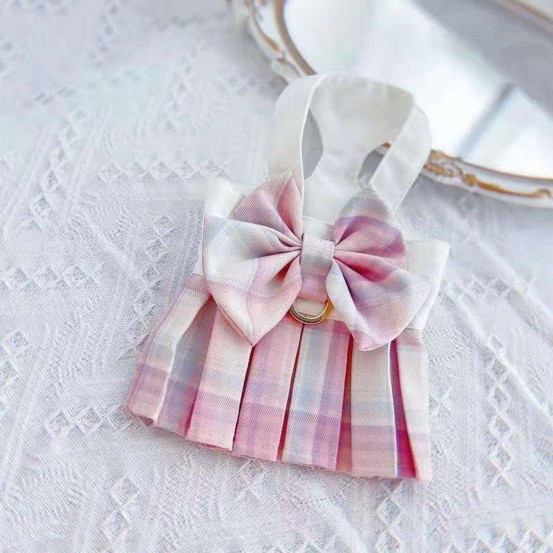 No Pull Darling Dress Harness Leash Combo - 8: FancyPetTags.com
