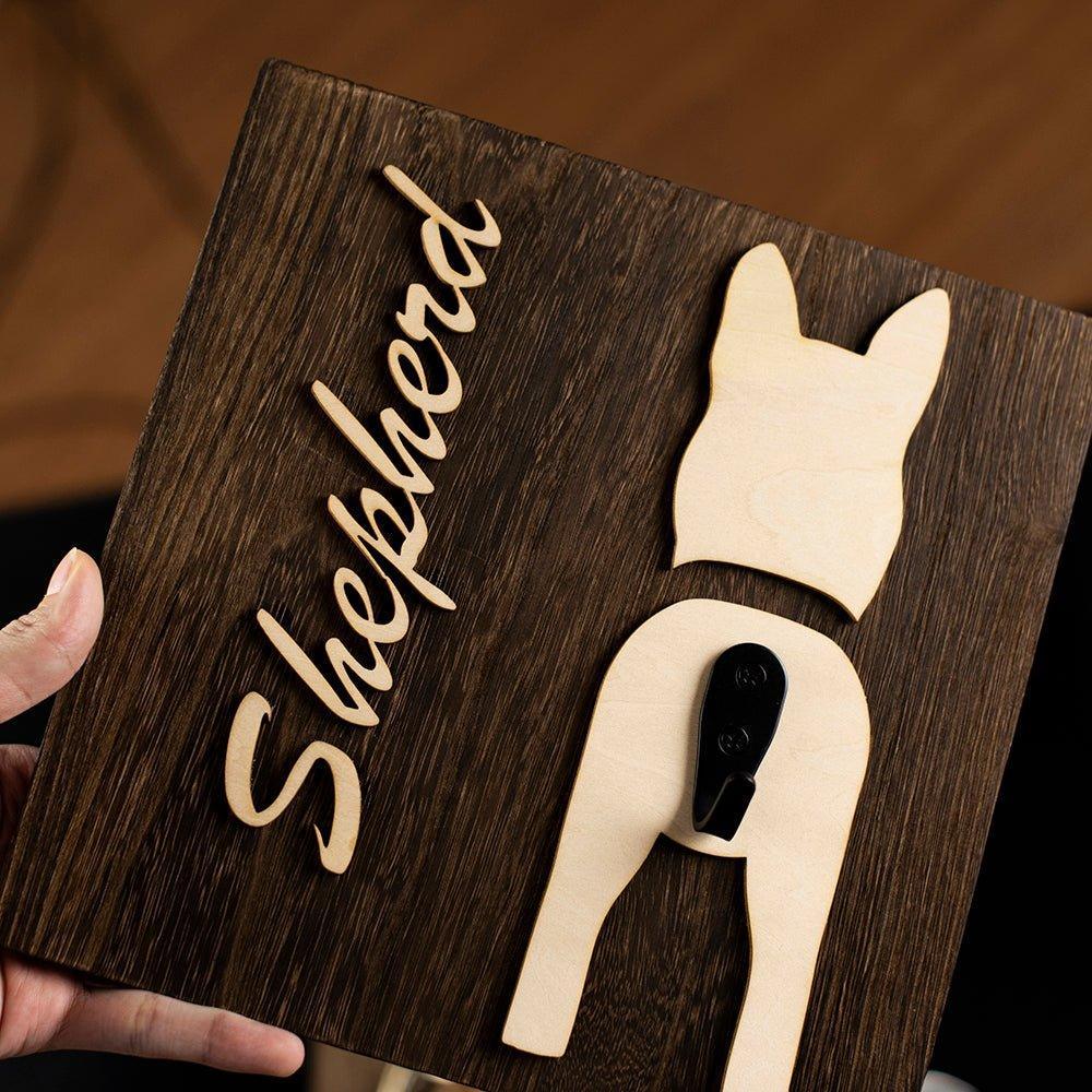Personalized "Dog Butt" Leash Holder - 9: FancyPetTags.com