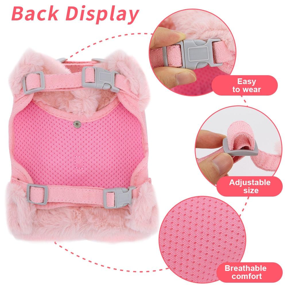 Chic Style Bling Bling Harness Leash Set - FancyPetTags.com